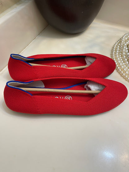 NEW Rothy’s Flats Red Women sz 8