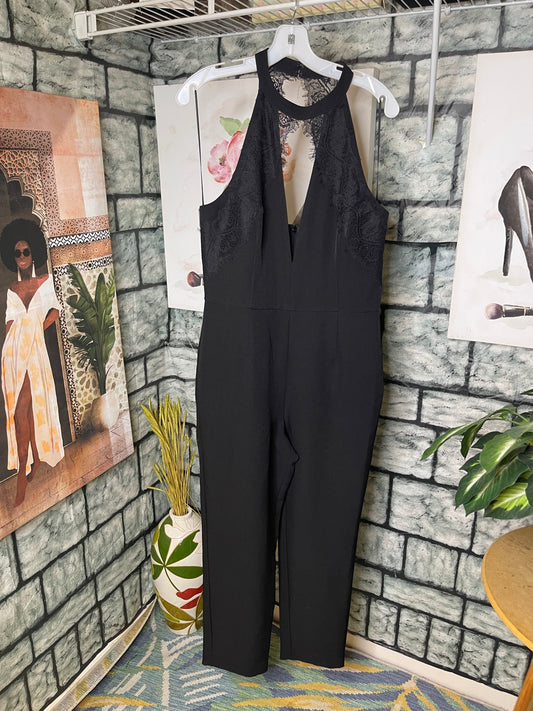 Express Black Jumpsuit Women sz 12