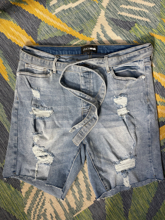 Fashion Nova Blue Shorts Women sz 14