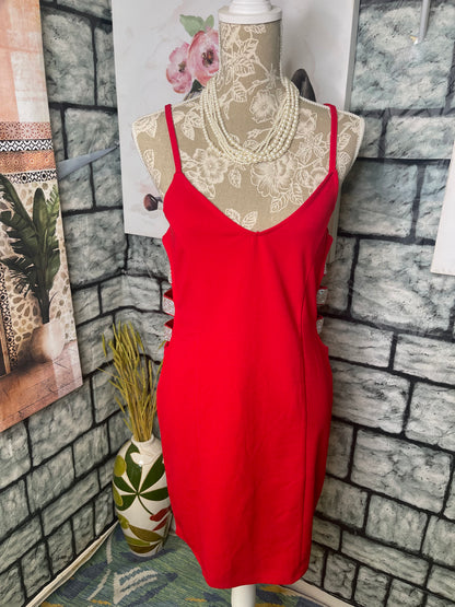 NEW Almost Famous Red Dress Women sz XL