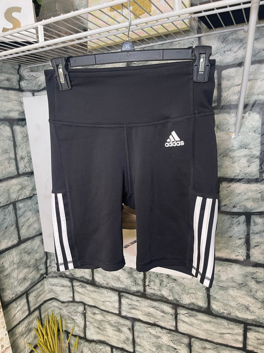 Adidas Black Biker tights Women sz Small