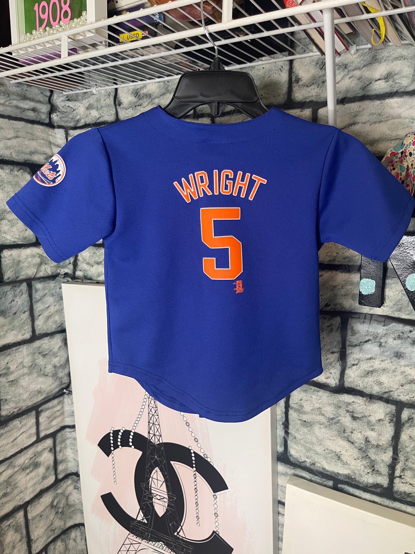 Mets Jersey Blue Toddler Boys sz 4T