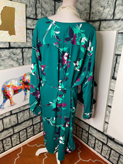 Merona Green Dress Women sz 4XL