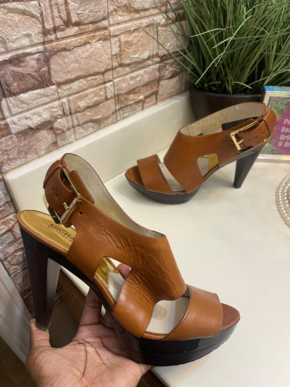 Michael Kors Brown Heels Women sz 10