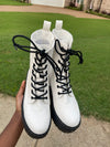 Unionbay white boots women sz 6.5