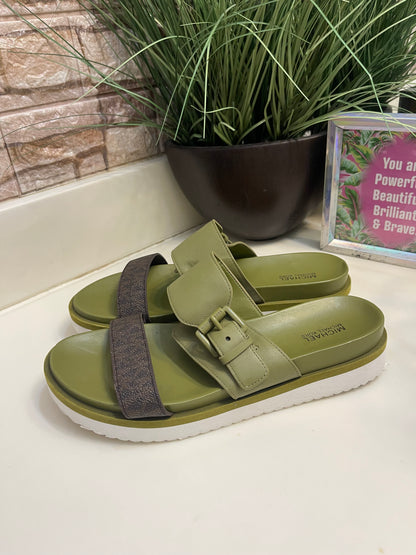 Michael Kors Green Sandals Women sz 8