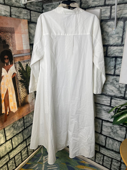 NEW Ashley Stewart White Blouse Women sz 18