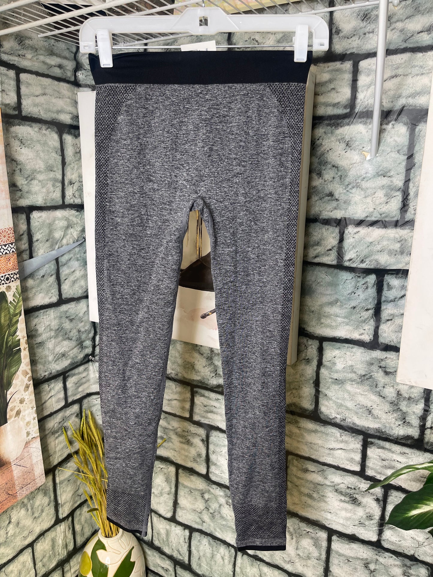 Gray Black Tights Women sz Small