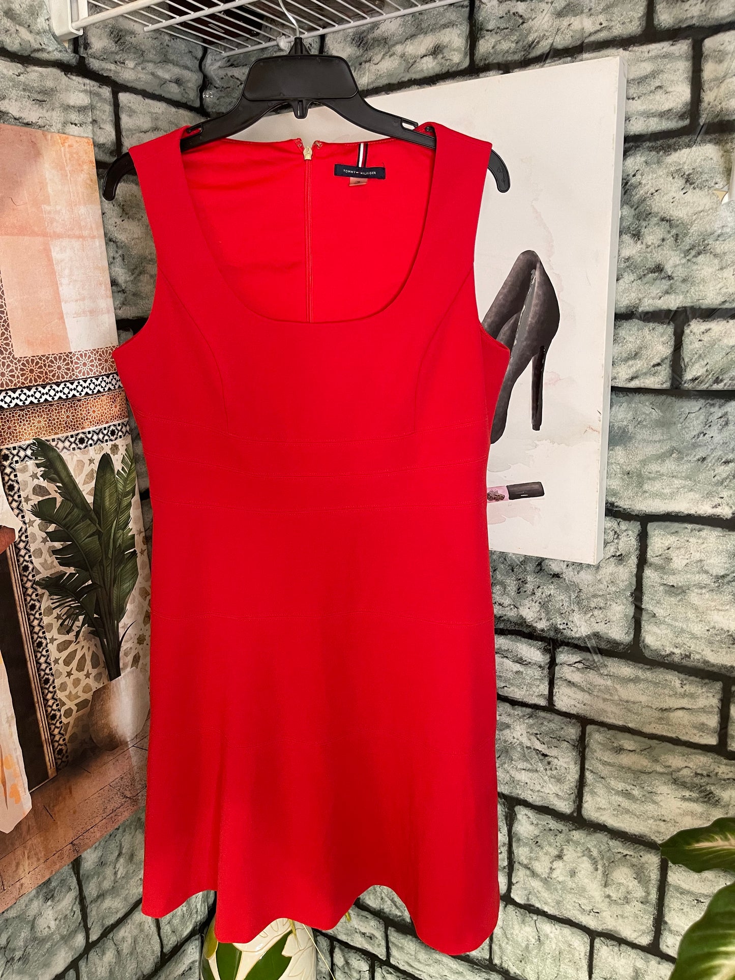 Tommy Hilfiger Red Dress Women sz 10