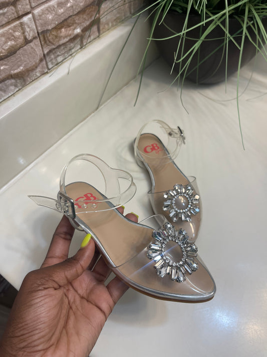 GB Clear Flats Girls sz 9