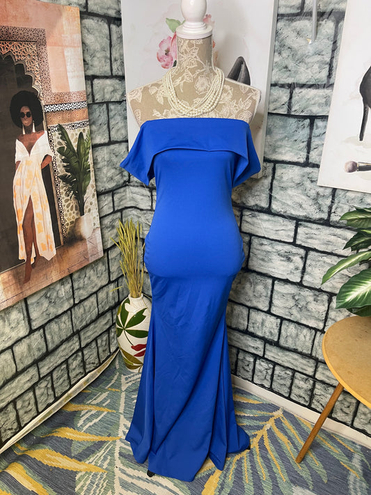 Blue Long Dress Women sz Small
