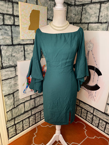 Venus Green Dress Women sz 10