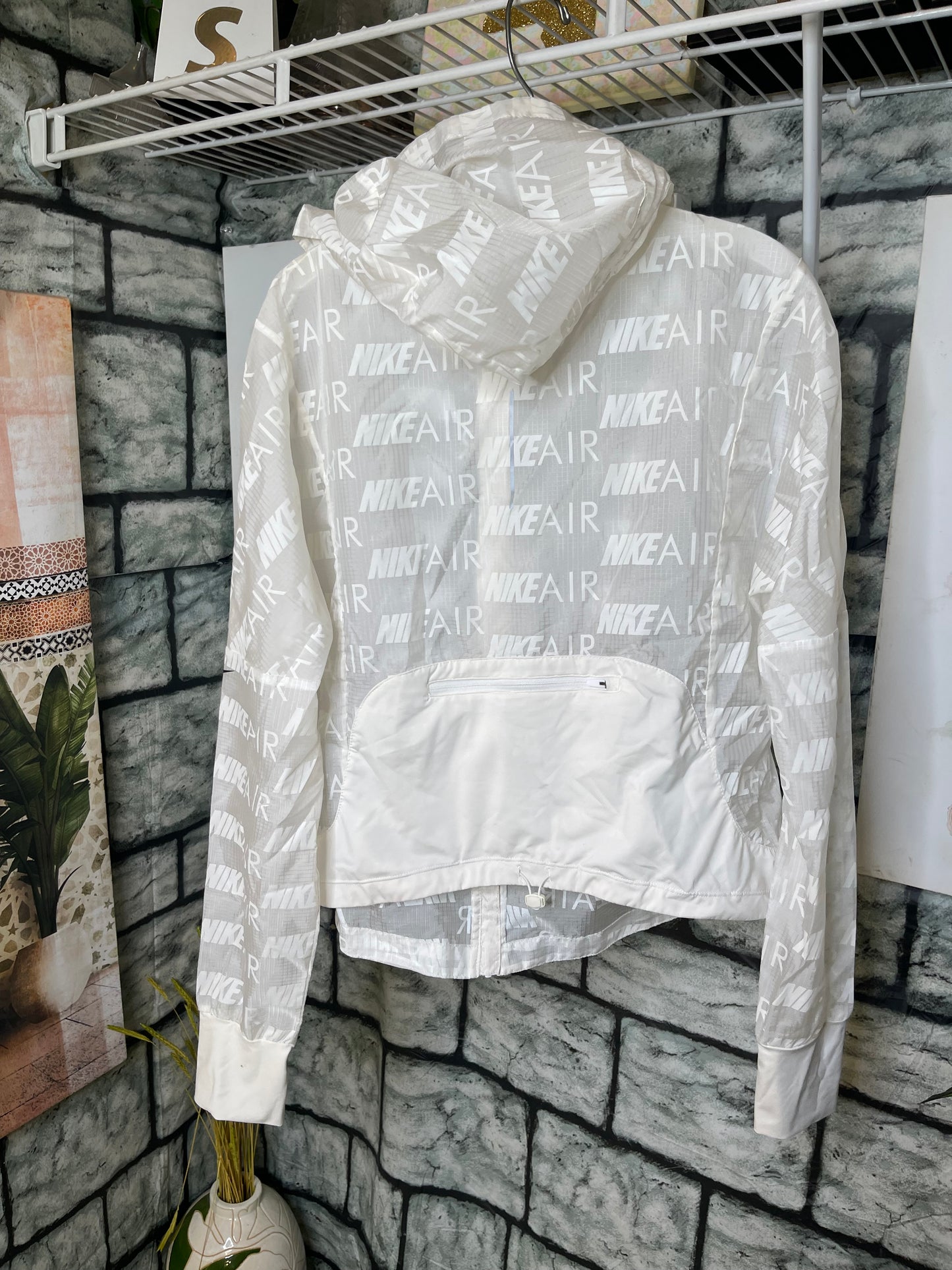 Nike White Jacket Women sz Large