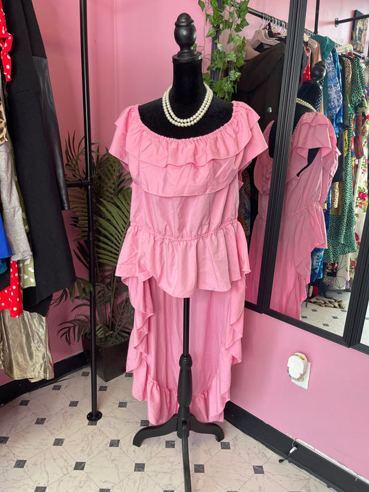 Pink Blouse Women sz 3XL