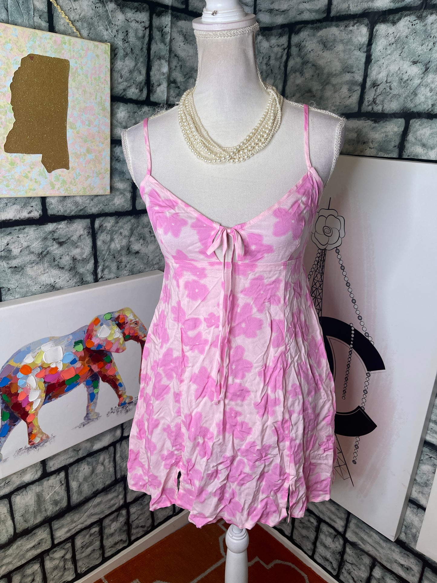 Wild Fable Pink Dress Women sz Medium