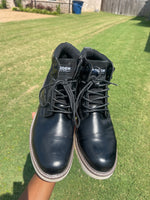 Madden black casual boots men sz 11