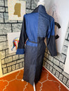 NEW stylewe blue black denim dress women sz Small (can fit medium)