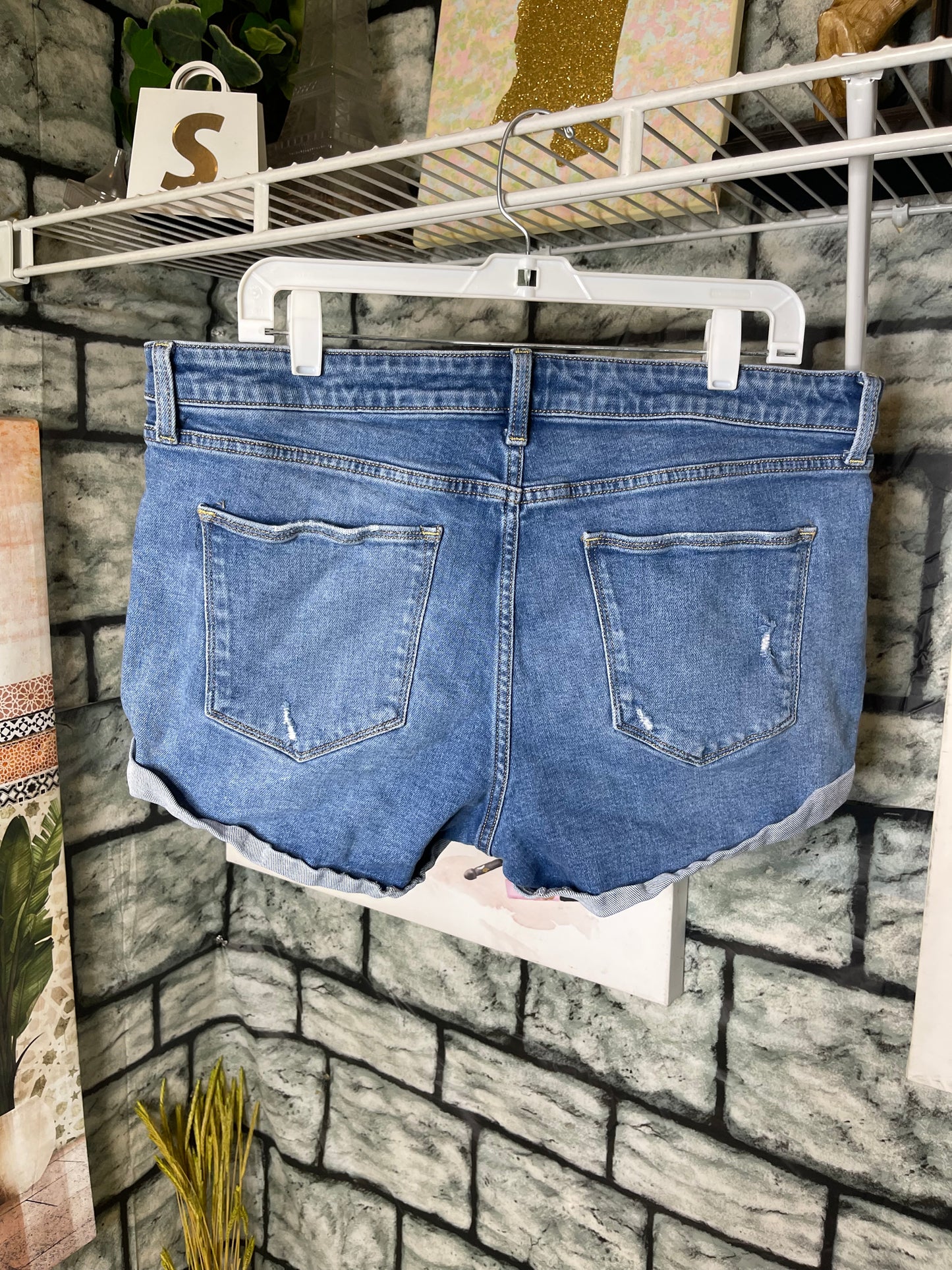 Arizona Blue Jean Shorts Women sz 17