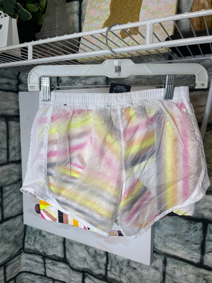 Nike Shorts White Colorful Girls sz Medium