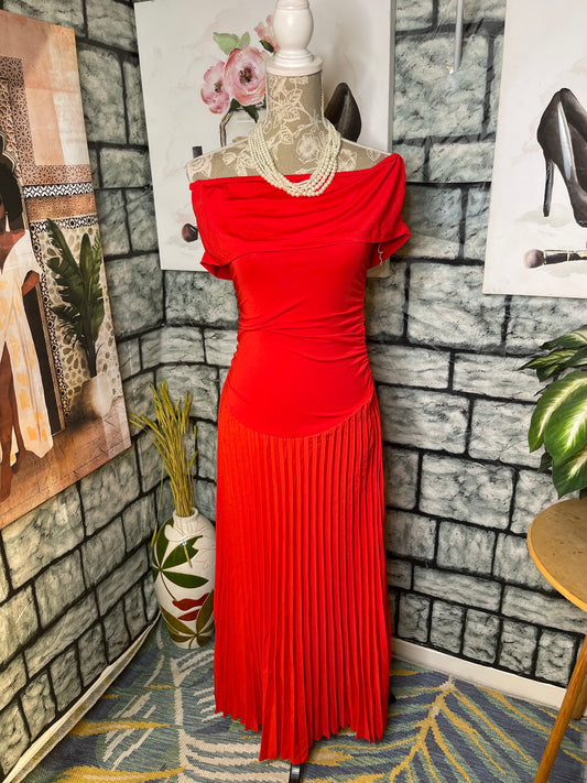 Shein Red Dress Women sz Small