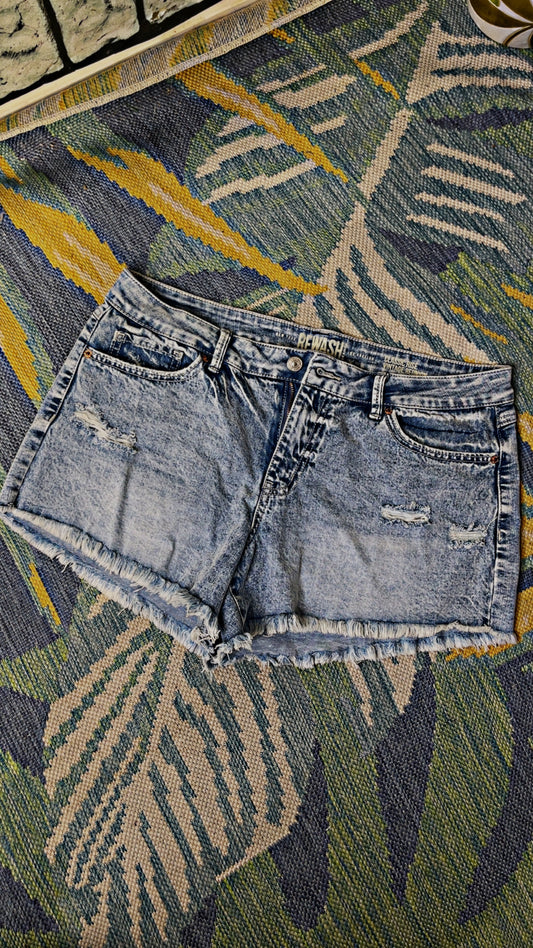 Rewash Blue Denim Shorts Women sz 13