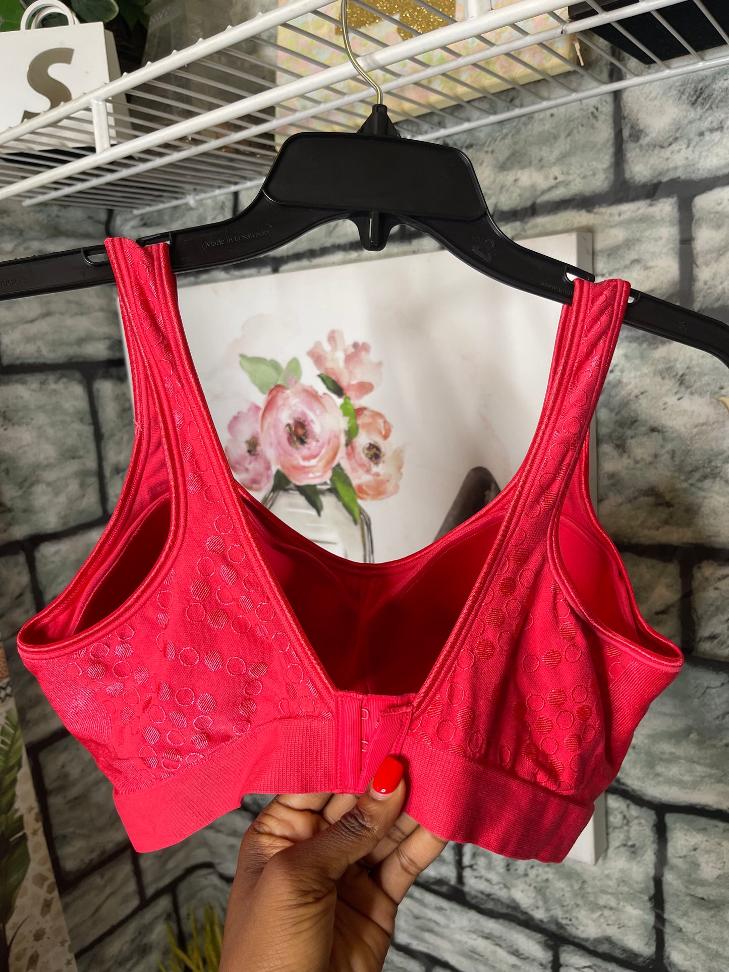 Bali Pink Bra Women sz XL