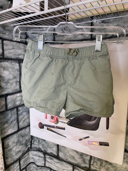 Children's Place Green Shorts Girls sz 5T