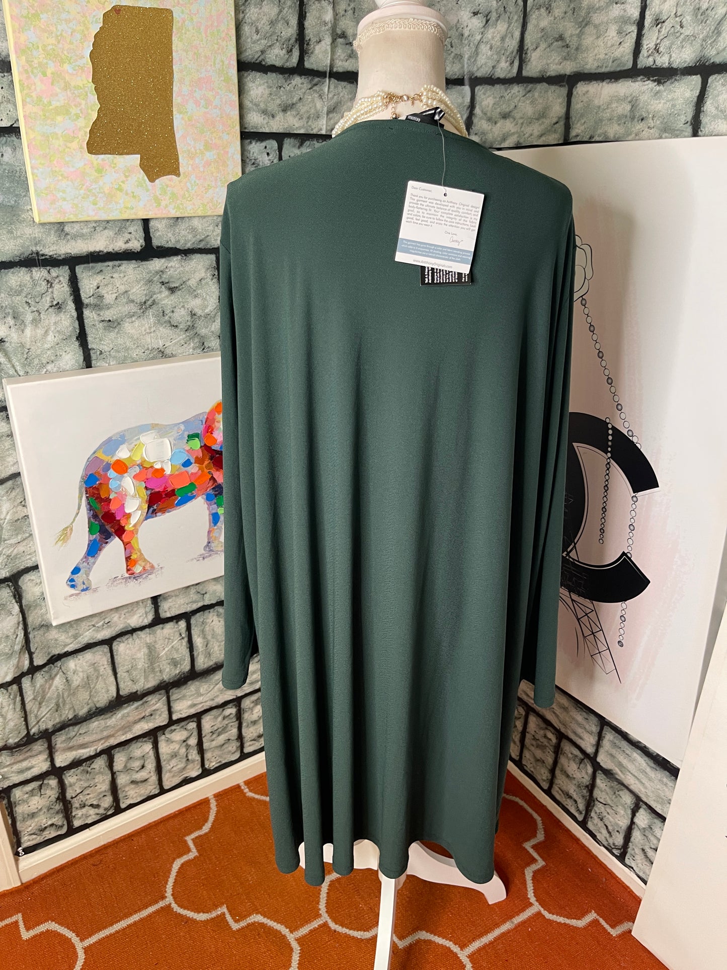 NEW Antthony Green Cover Duster Women sz 3XL