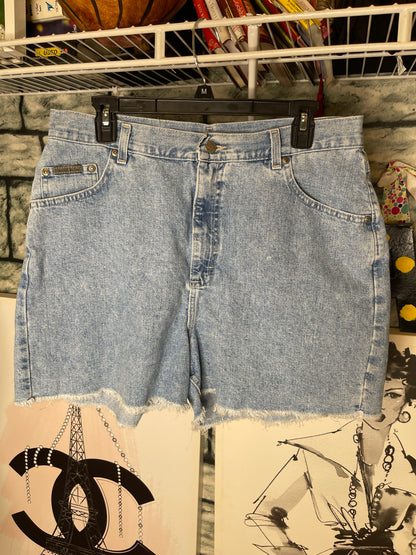 Riveted by Lee Blue Denim Shorts Women sz 16