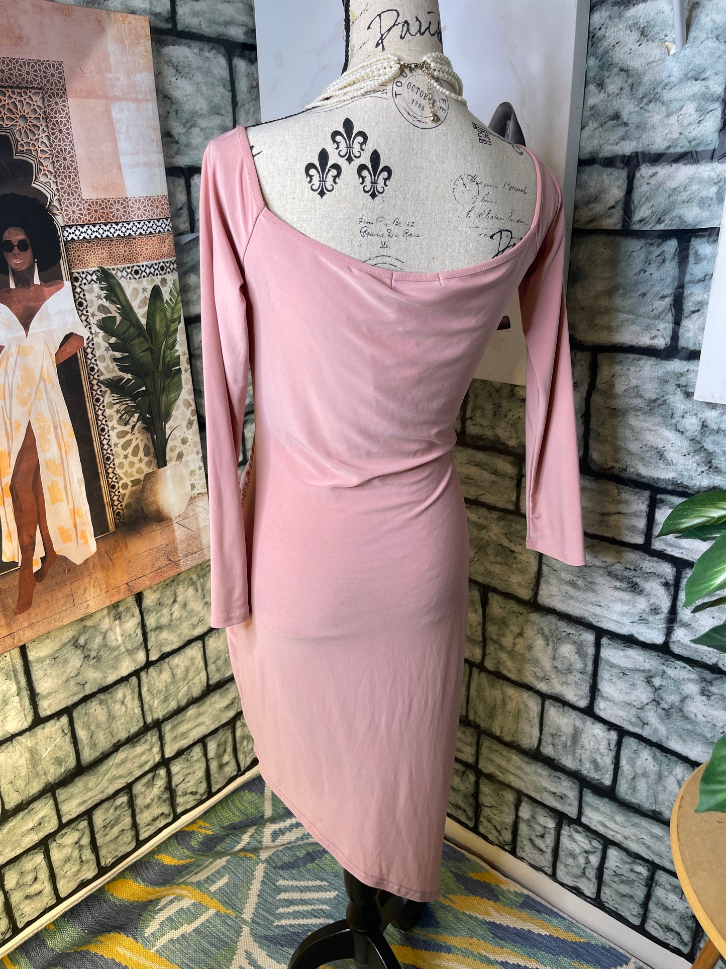 MisGuided Pink Dress Women sz 8