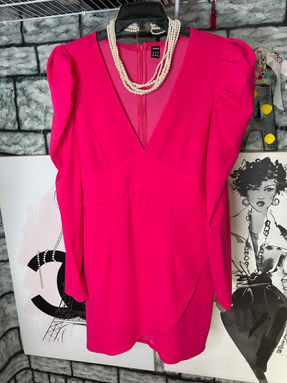 Shein Pink Dress Women sz XL