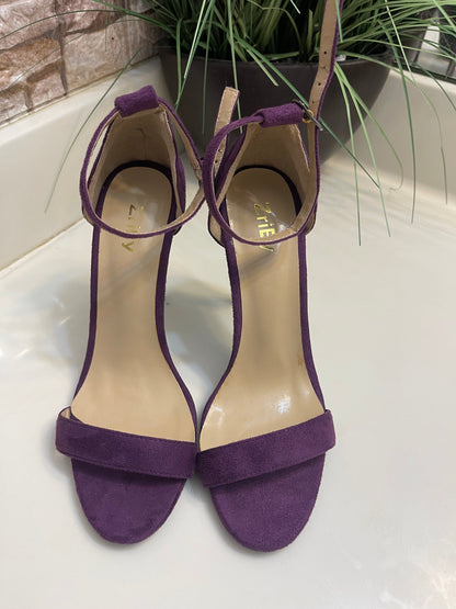 ZriEy Purple Heels Women sz 7