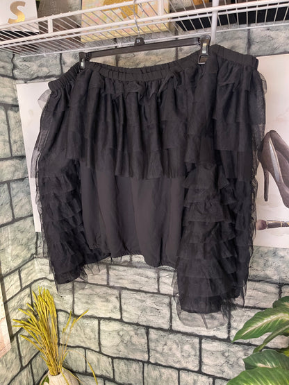 NEW Ashley Stewart Black Blouse Women sz 26/28