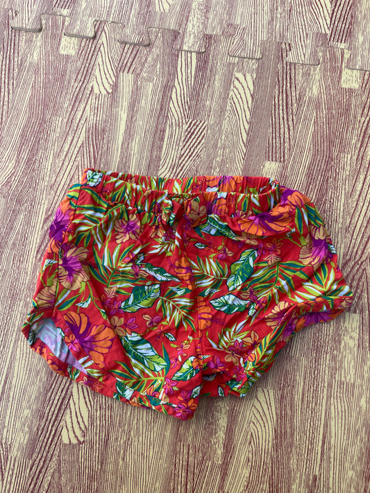 Wonder Nation Orange Floral Shorts Girls sz 2T