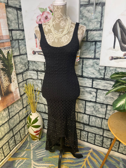 NEW Material Girl Black Dress Women sz Small