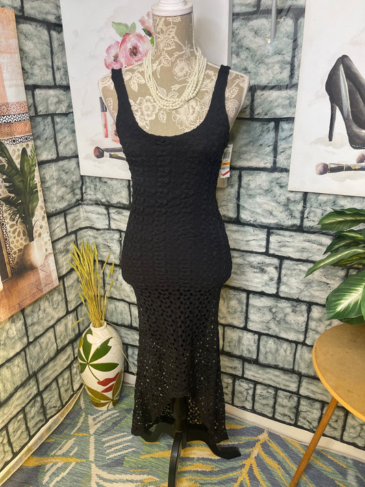 NEW Material Girl Black Dress Women sz Small