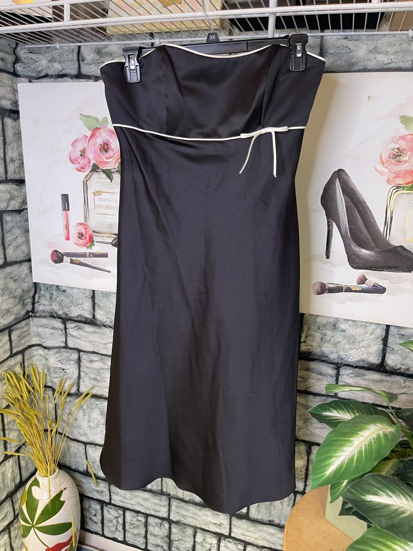 NEW Alfred Angelo Black Dress Women sz 14