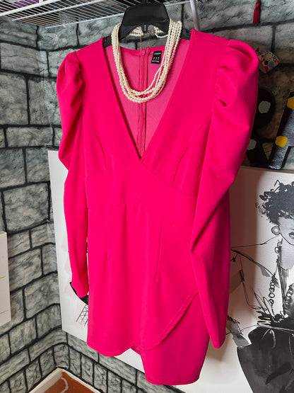 Shein Pink Dress Women sz XL