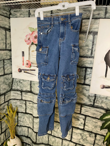 NovaKids Blue Jean Pants Girls sz 7