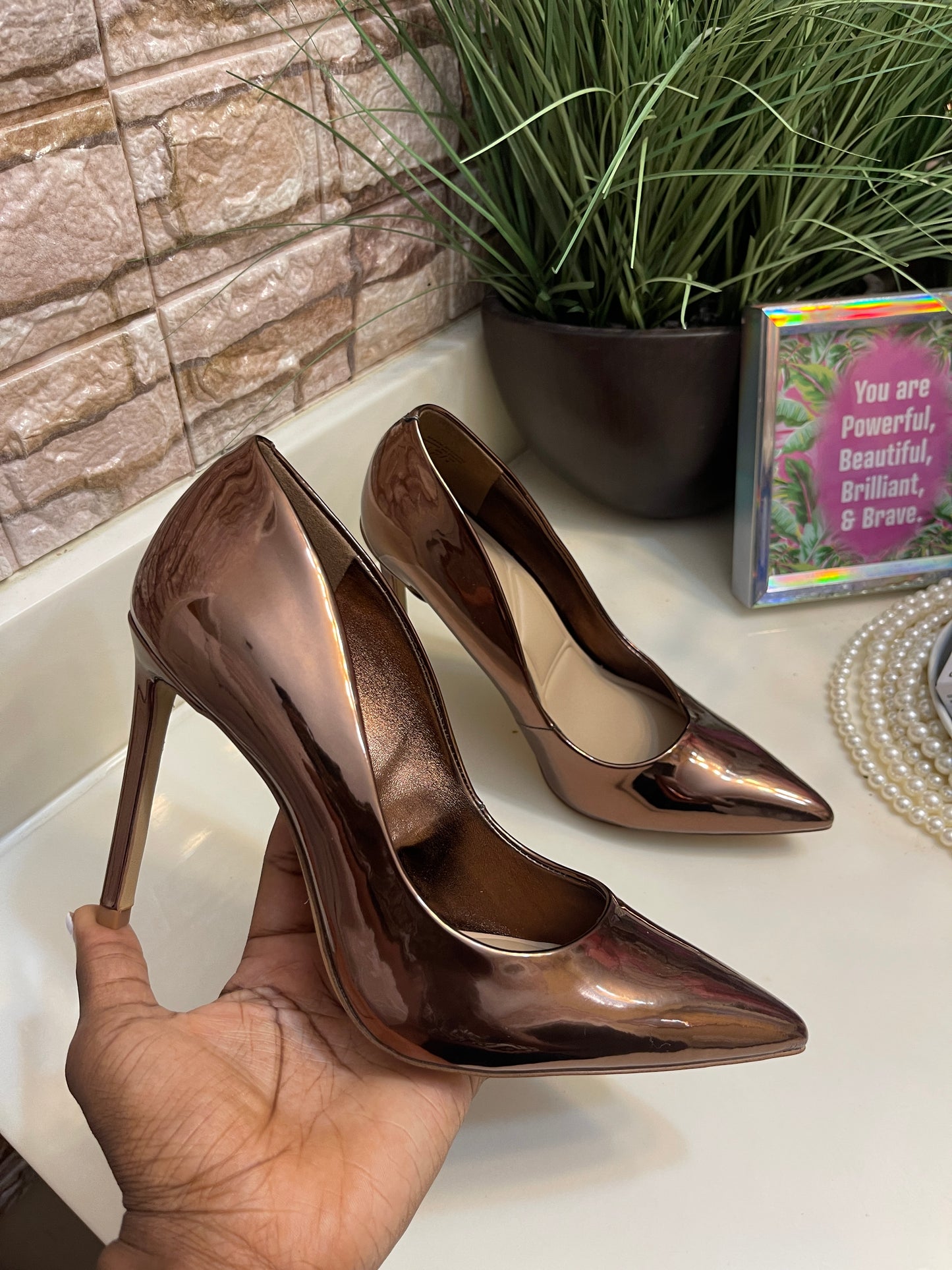 NEW Aldo Brown Heels Women sz 6.5