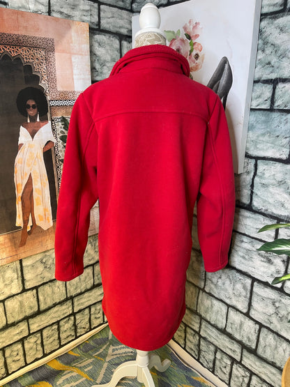 D& Co Red Coat Women sz Small