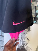 Nike shorts black pink women sz medium