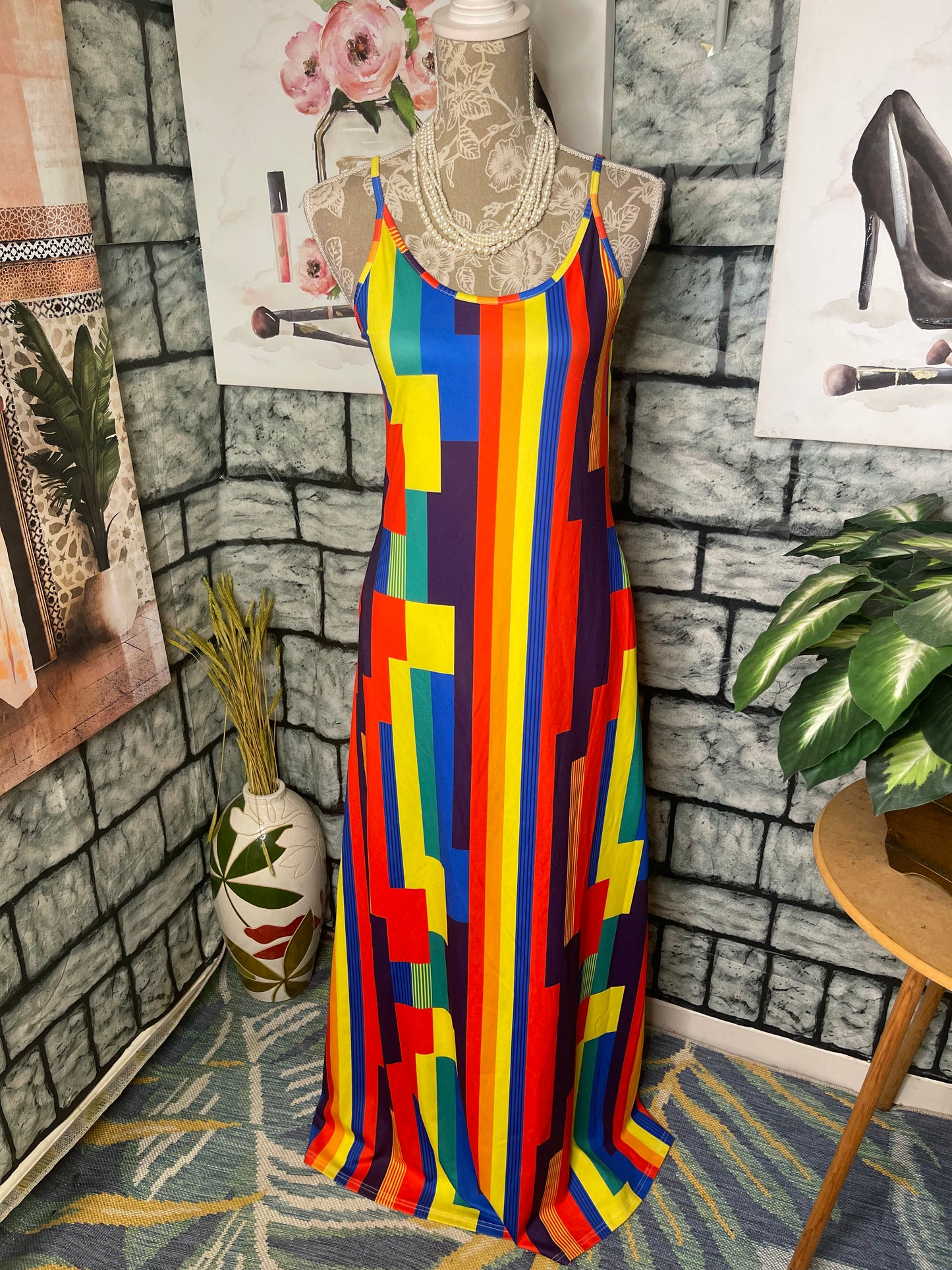 Colorful Dress Women sz Small