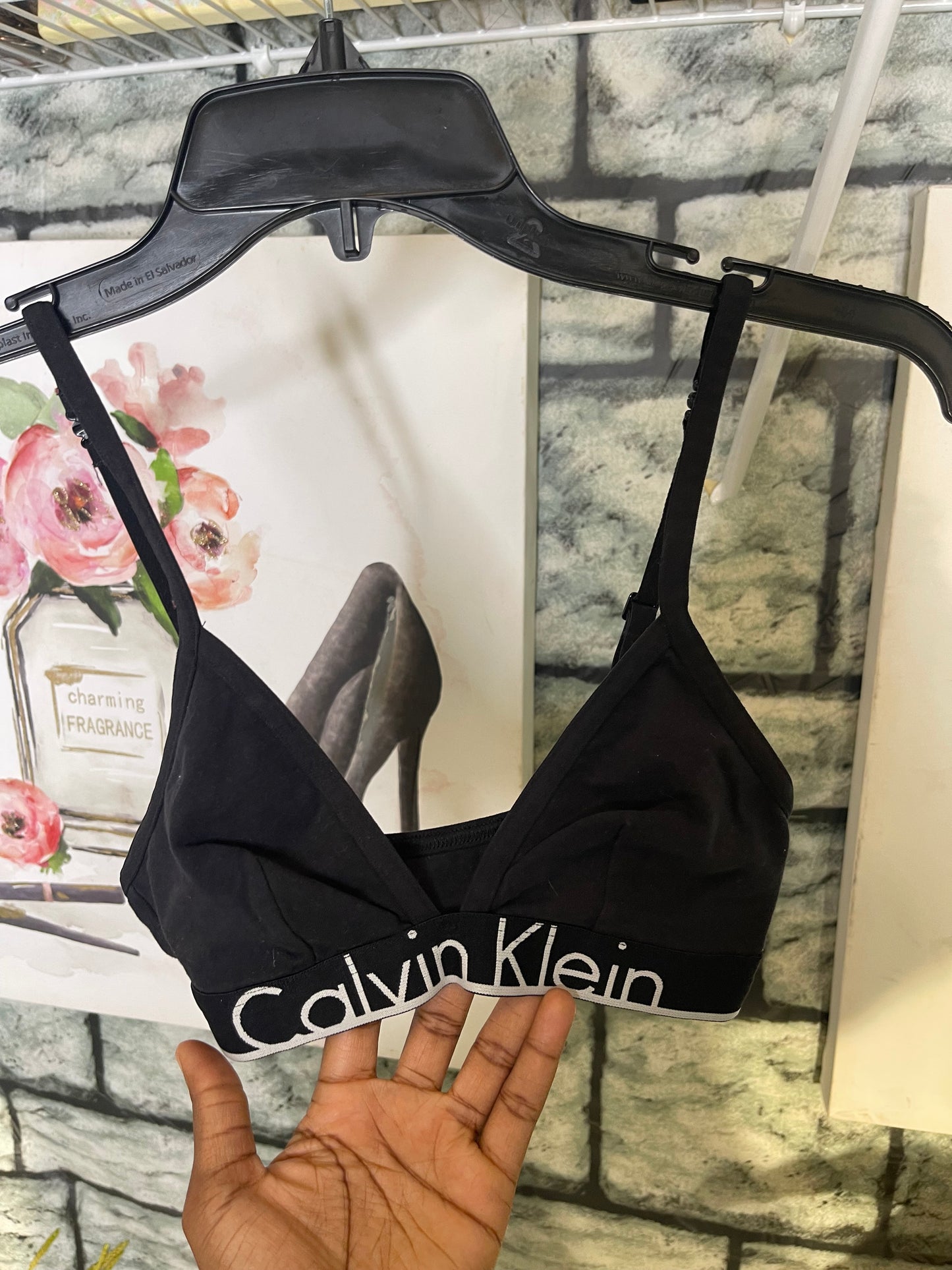 Calvin Klein Bra Black White Women sz Small