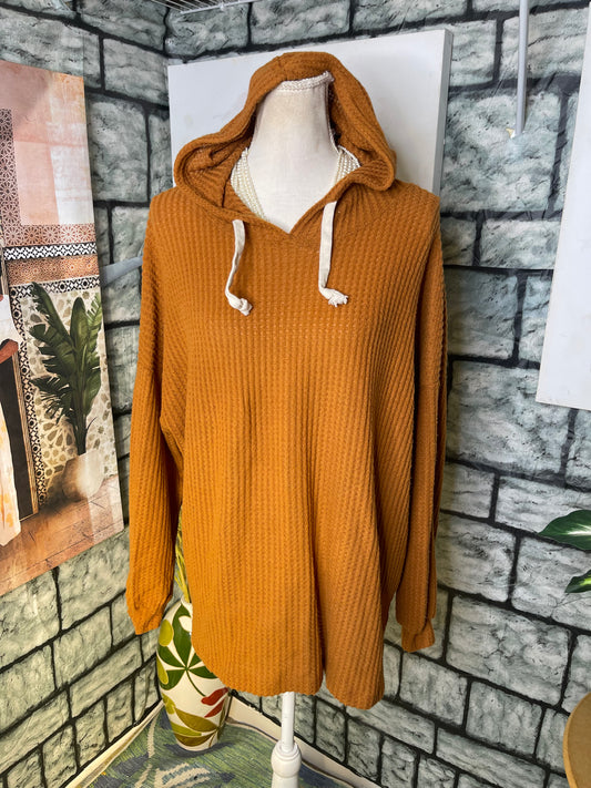 Dark Orange Pullover Soft Women sz Small