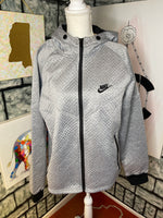 Nike gray jacket women sz large