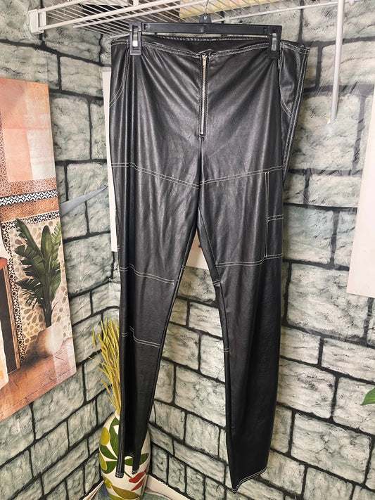 Made in Bulagria Black Pants Women sz 10