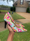 Torta caliente colorful heels women sz 10