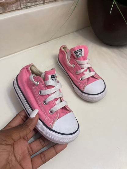 Converse Pink Toddler Girls sz 7