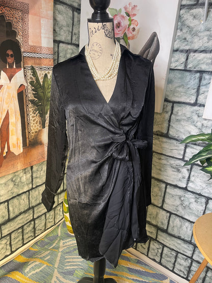 NEW Andree Black Dress Women sz Medium
